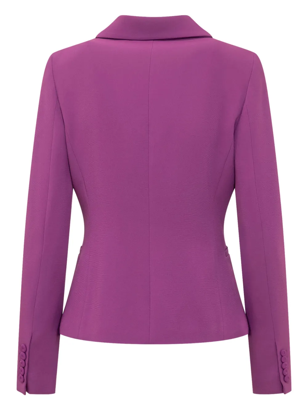 Max Mara Blazer met enkele rij knopen Paars