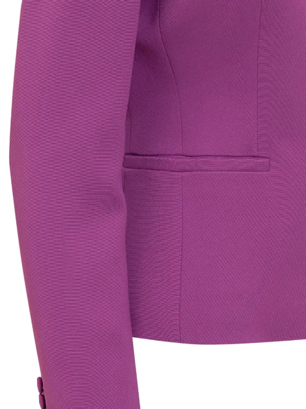 Max Mara single-breasted Blazer | Purple | FARFETCH UK