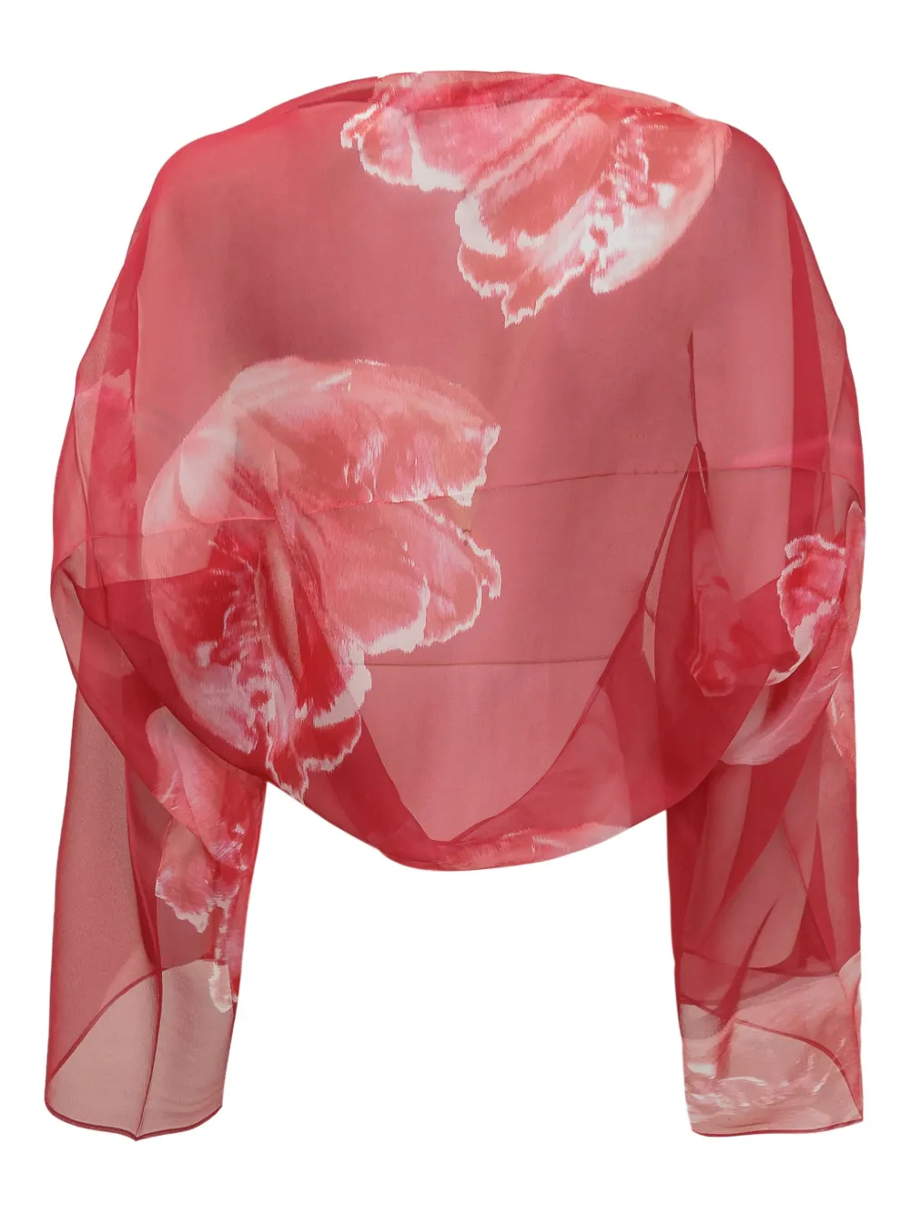Max Mara Zijden top Rood