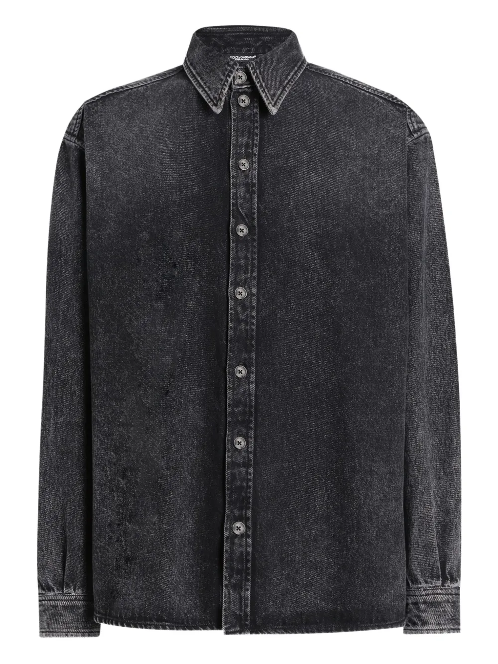 Dolce & Gabbana Denim overhemd Zwart