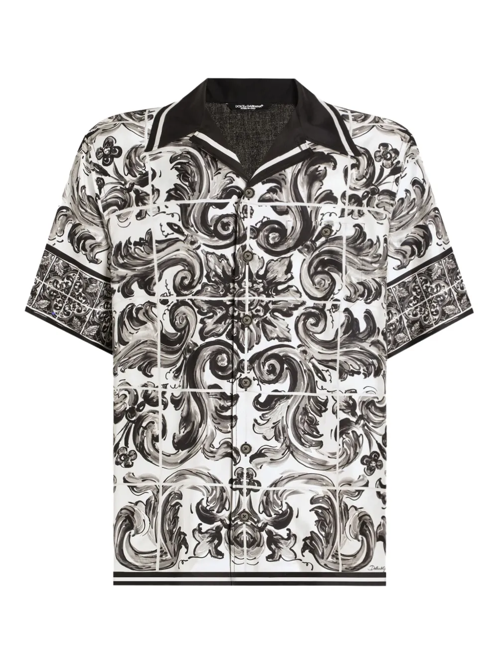 Dolce & Gabbana Majolica-print shirt | White | Image 1