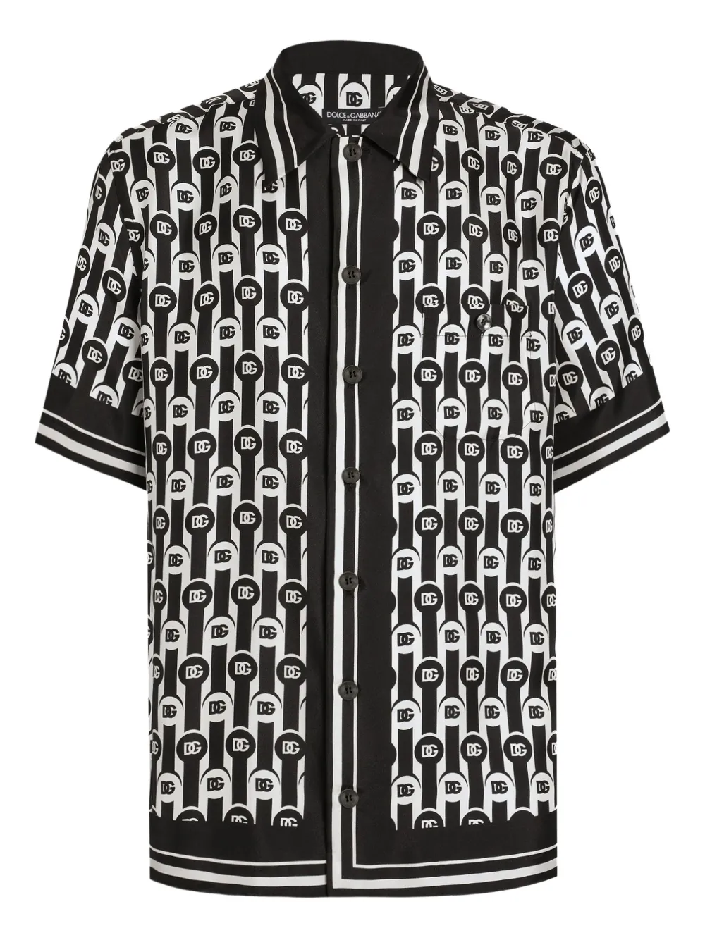 logo-print shortsleeved shirt