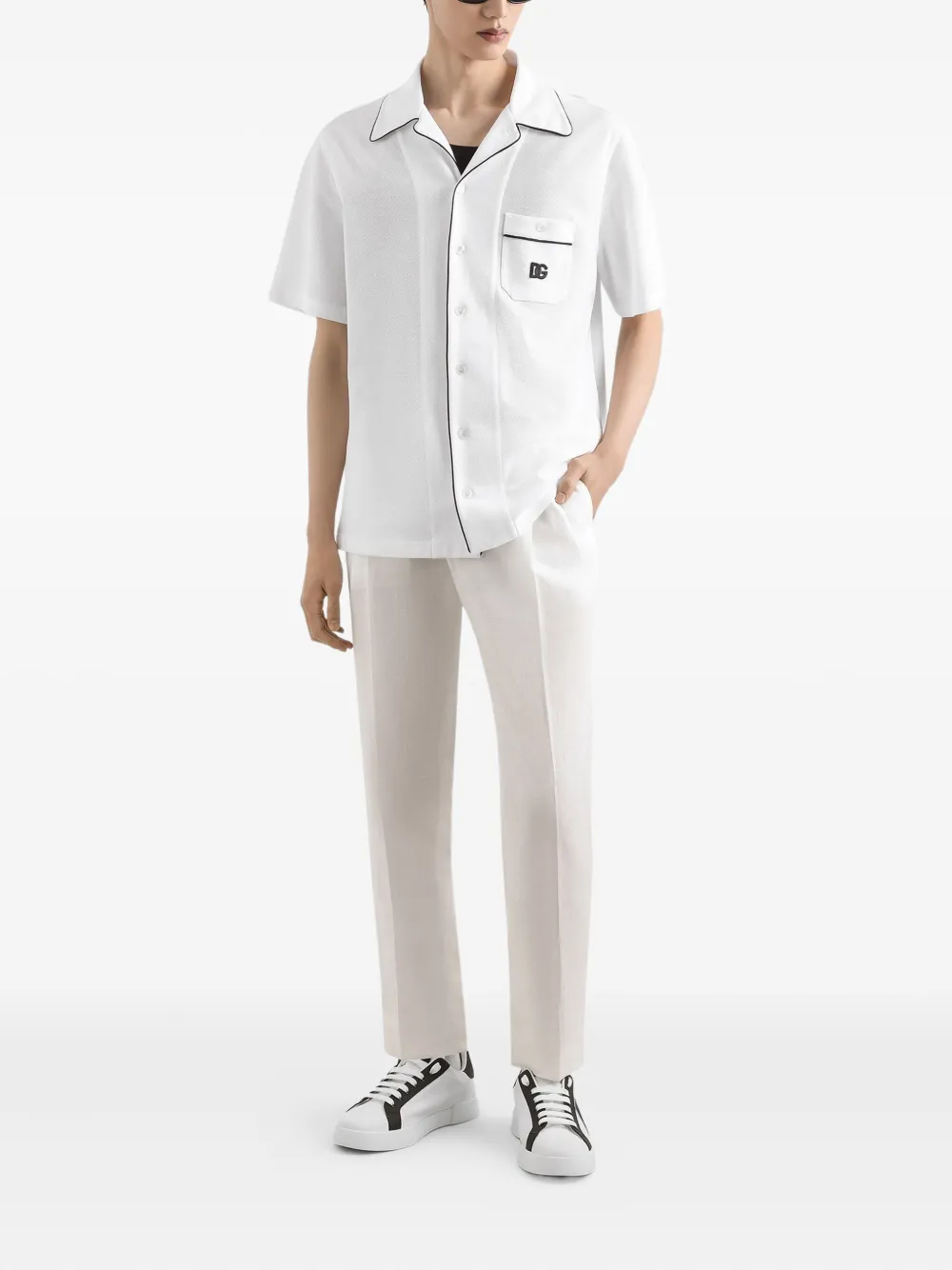 Dolce & Gabbana Zijden overhemd - Wit