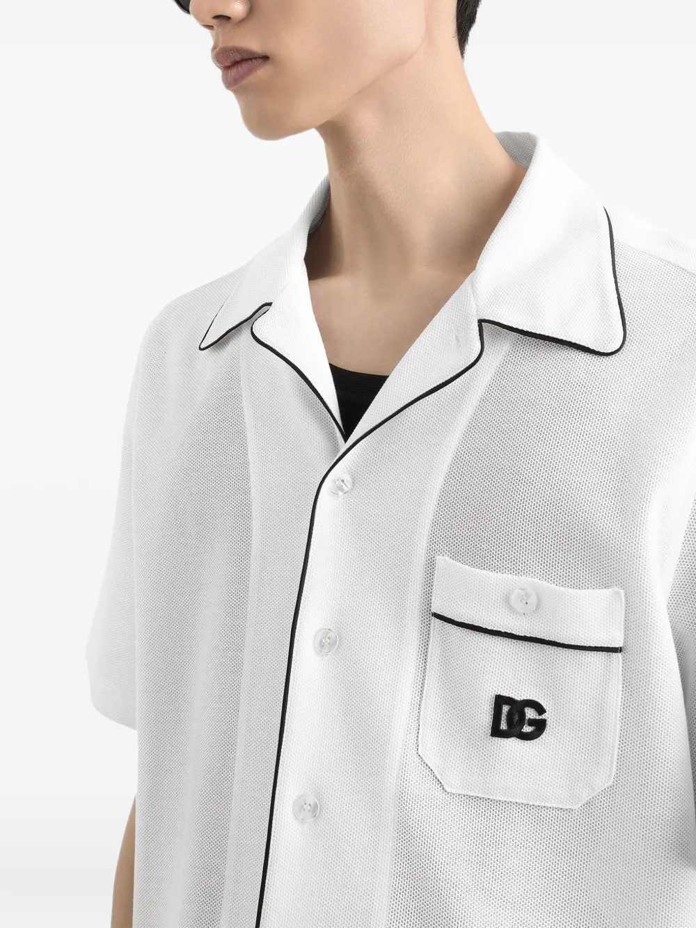 Dolce & Gabbana Zijden overhemd Wit