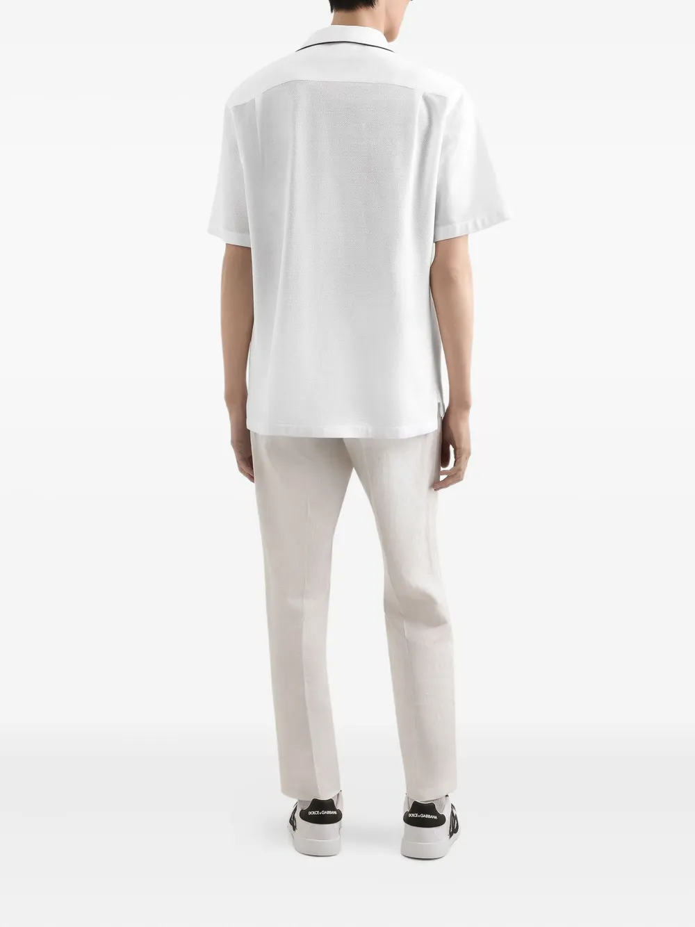 Dolce & Gabbana Zijden overhemd Wit