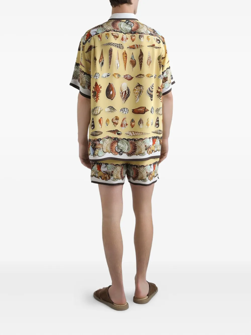 Dolce & Gabbana Overhemd met print Geel