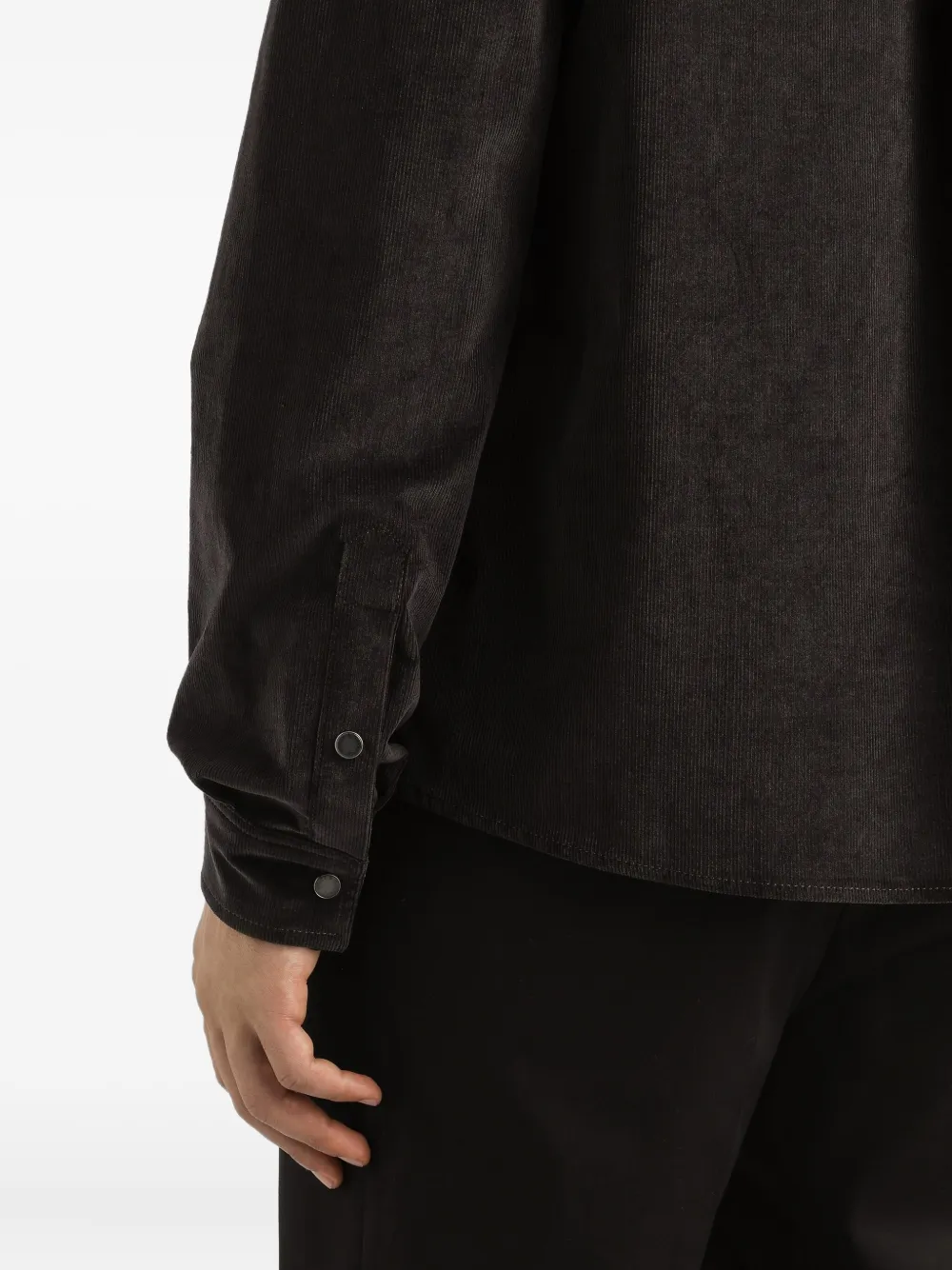 Dolce & Gabbana Ribfluwelen overhemd Grijs