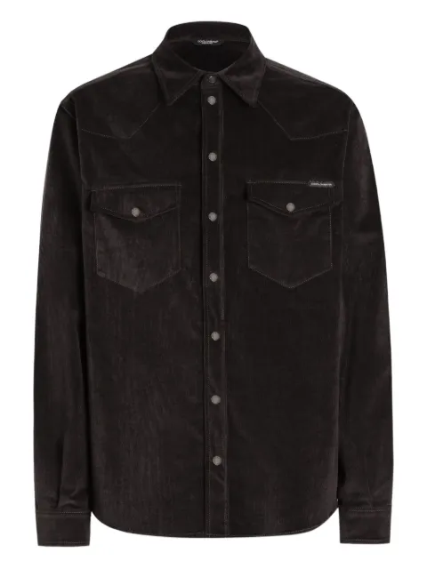 Dolce & Gabbana corduroy shirt