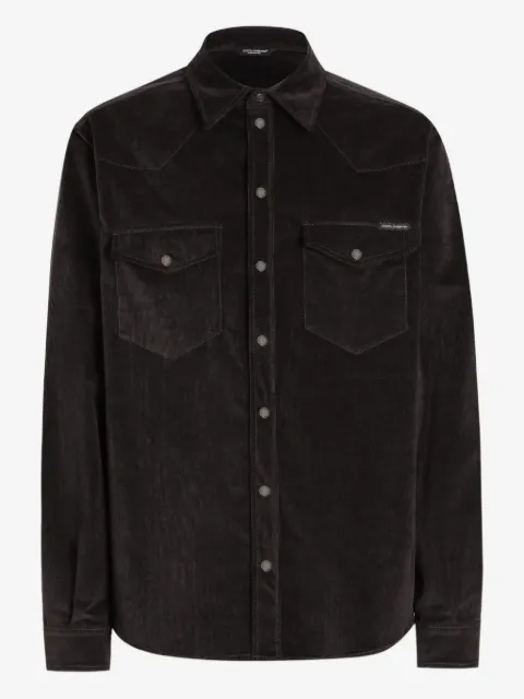 Dolce & Gabbana corduroy shirt
