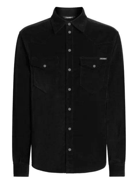 Dolce & Gabbana corduroy shirt