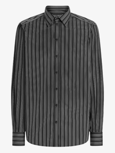 Dolce & Gabbana camisa manga larga con motivo de rayas