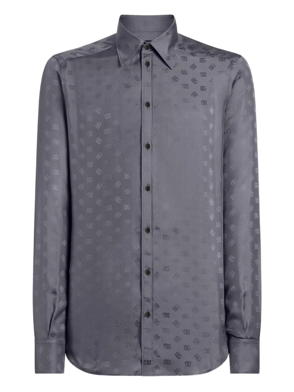 Dolce & Gabbana DG-logo shirt - Grey