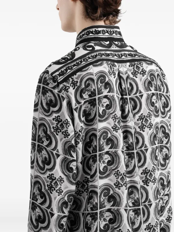 Dolce & Gabbana マヨリカ シャツ | ホワイト | FARFETCH JP