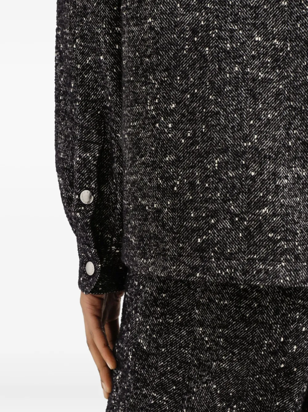 Dolce & Gabbana Overhemd met spikkels Zwart