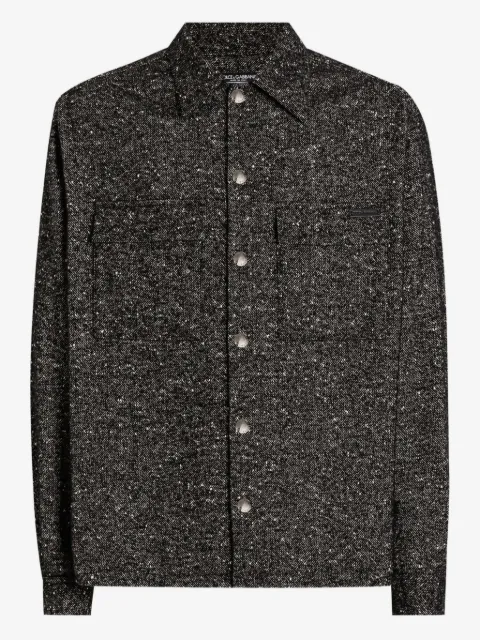 Dolce & Gabbana camisa con efecto moteado