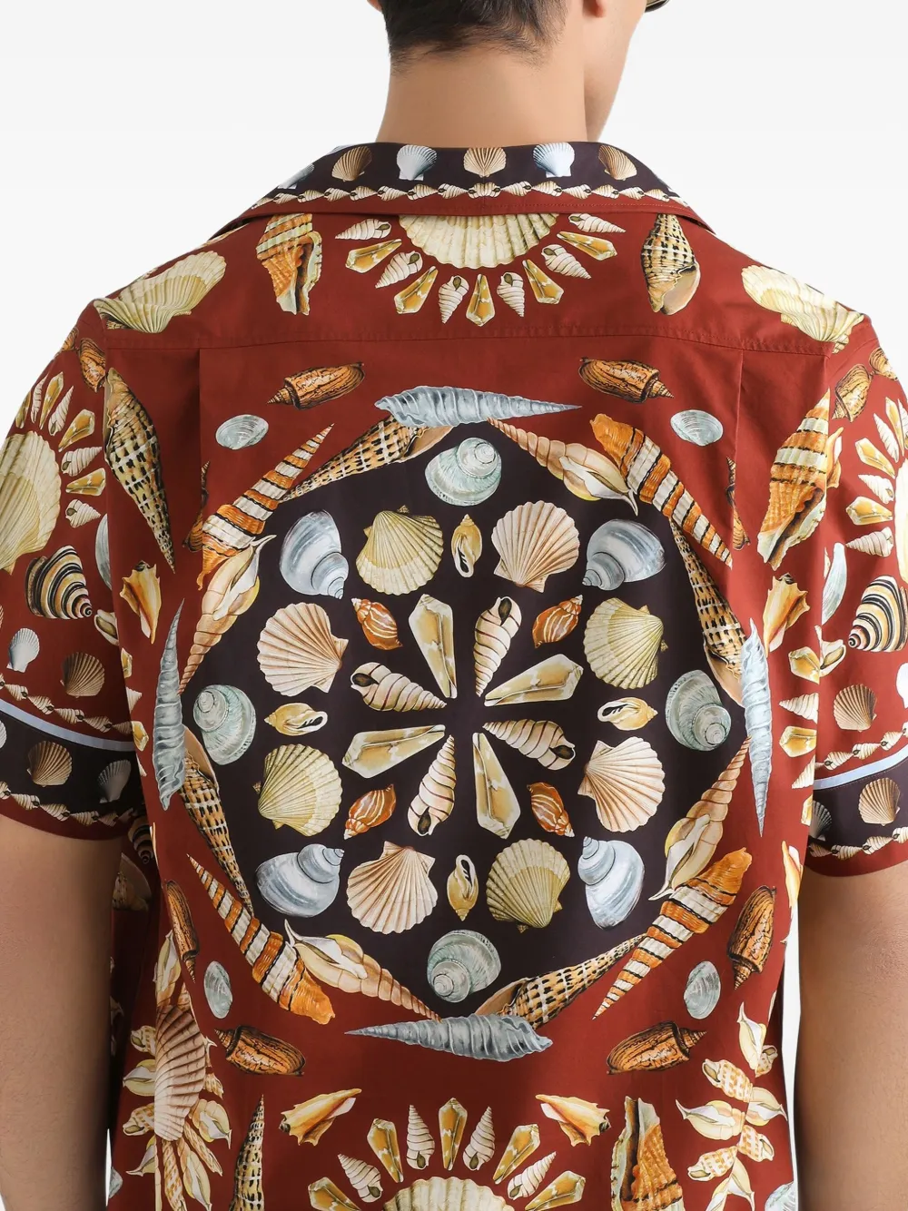 Dolce & Gabbana Overhemd met korte mouwen Bruin