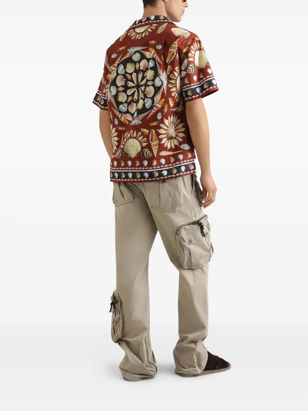 Dolce & Gabbana Overhemd met korte mouwen Bruin