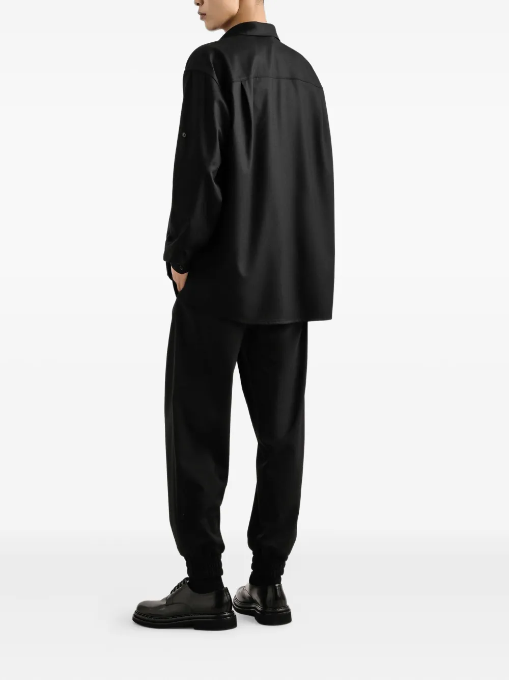 Dolce & Gabbana Overhemd met opgestikte zak Zwart