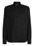 Dolce & Gabbana patch-pocket button-up shirt - Black