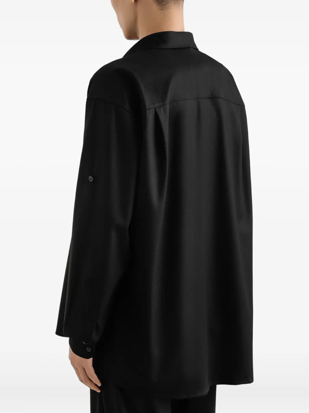 Dolce & Gabbana Overhemd met opgestikte zak Zwart