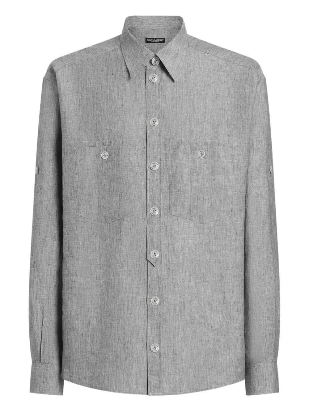 Dolce & Gabbana linen shirt | Grey | Image 1