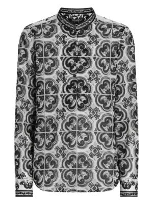 Alexander McQueen スカルプリント シャツ | ブラック | FARFETCH JP