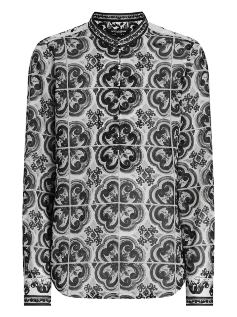 Dolce & Gabbana camisa con estampado gráfico