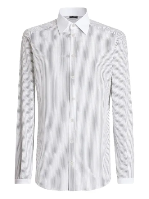 Dolce & Gabbana camisa manga larga con rayas estampadas