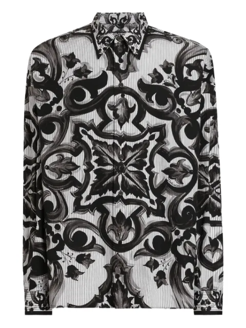 Dolce & Gabbana Majolica-print shirt