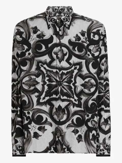 Dolce & Gabbana Majolica-print shirt