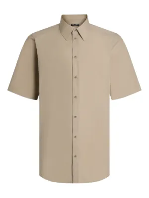 Givenchy short-sleeve Cotton Shirt | Neutrals | FARFETCH SG