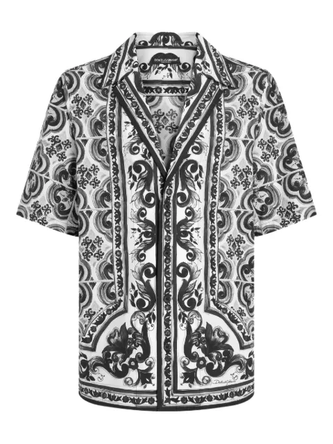Dolce & Gabbana Majolica-print shirt