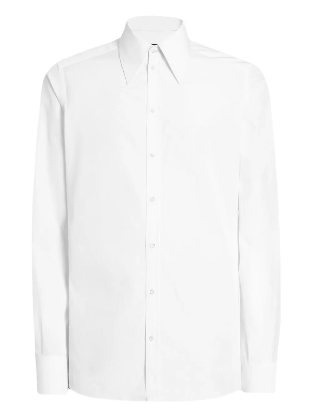 Dolce & Gabbana long-sleeve button-down shirt Wit