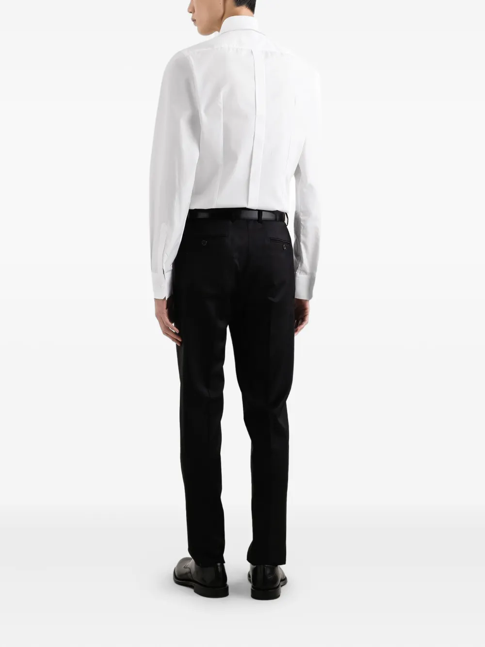 Dolce & Gabbana long-sleeve button-down shirt Wit