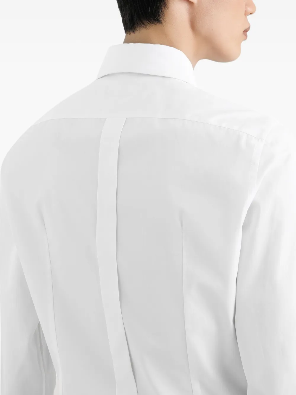 Dolce & Gabbana long-sleeve button-down shirt Wit