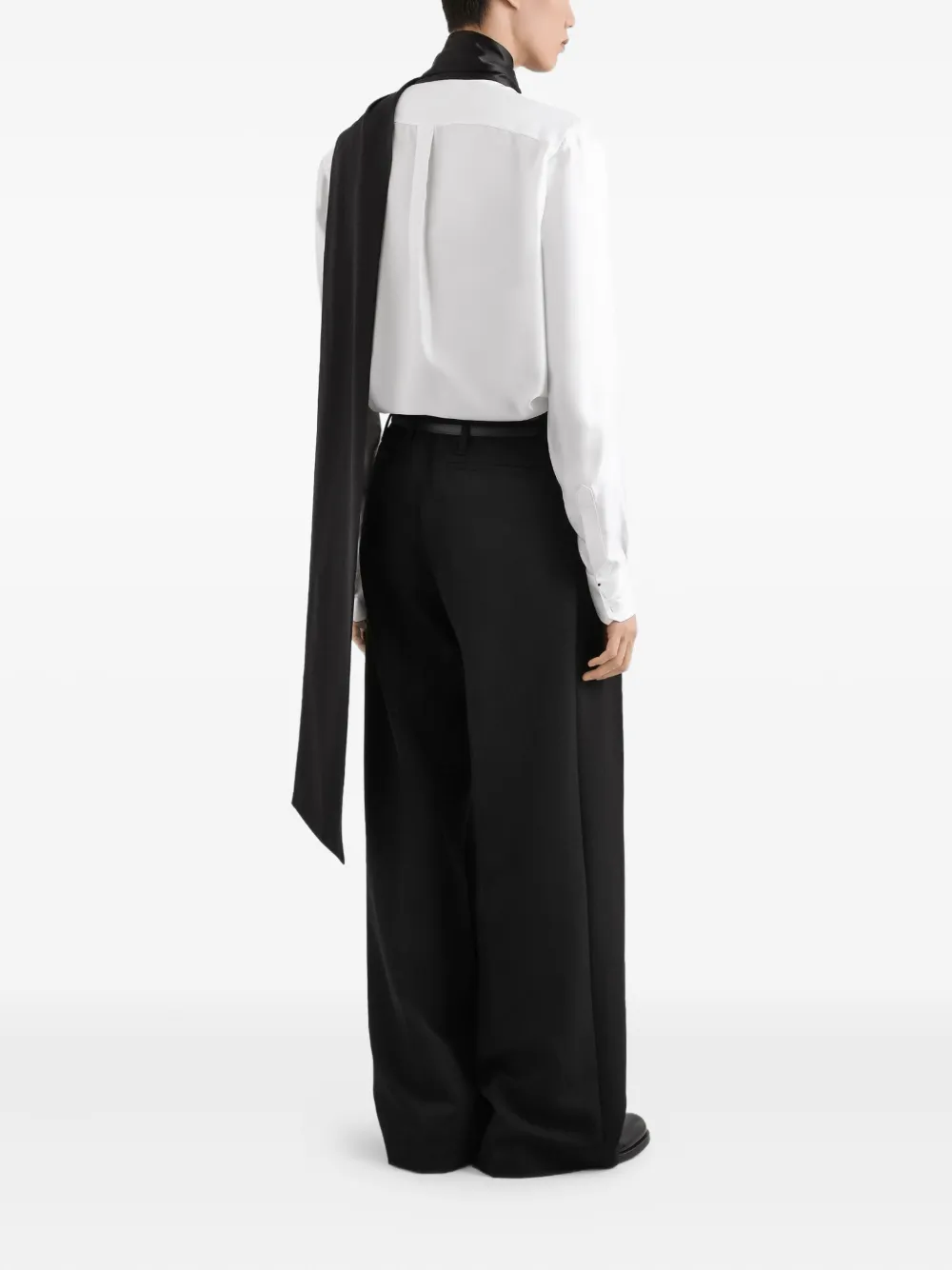 Dolce & Gabbana Overhemd met strikkraag Wit