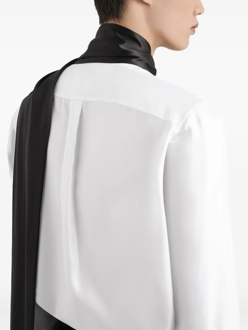 Dolce & Gabbana Overhemd met strikkraag Wit