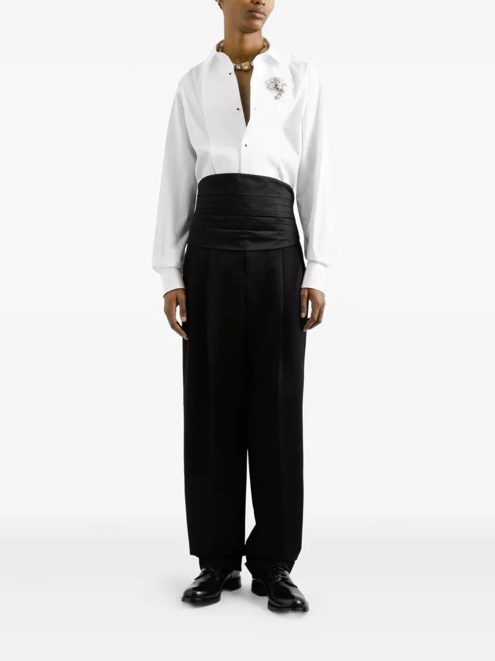 Dolce & Gabbana Popeline overhemd - Wit