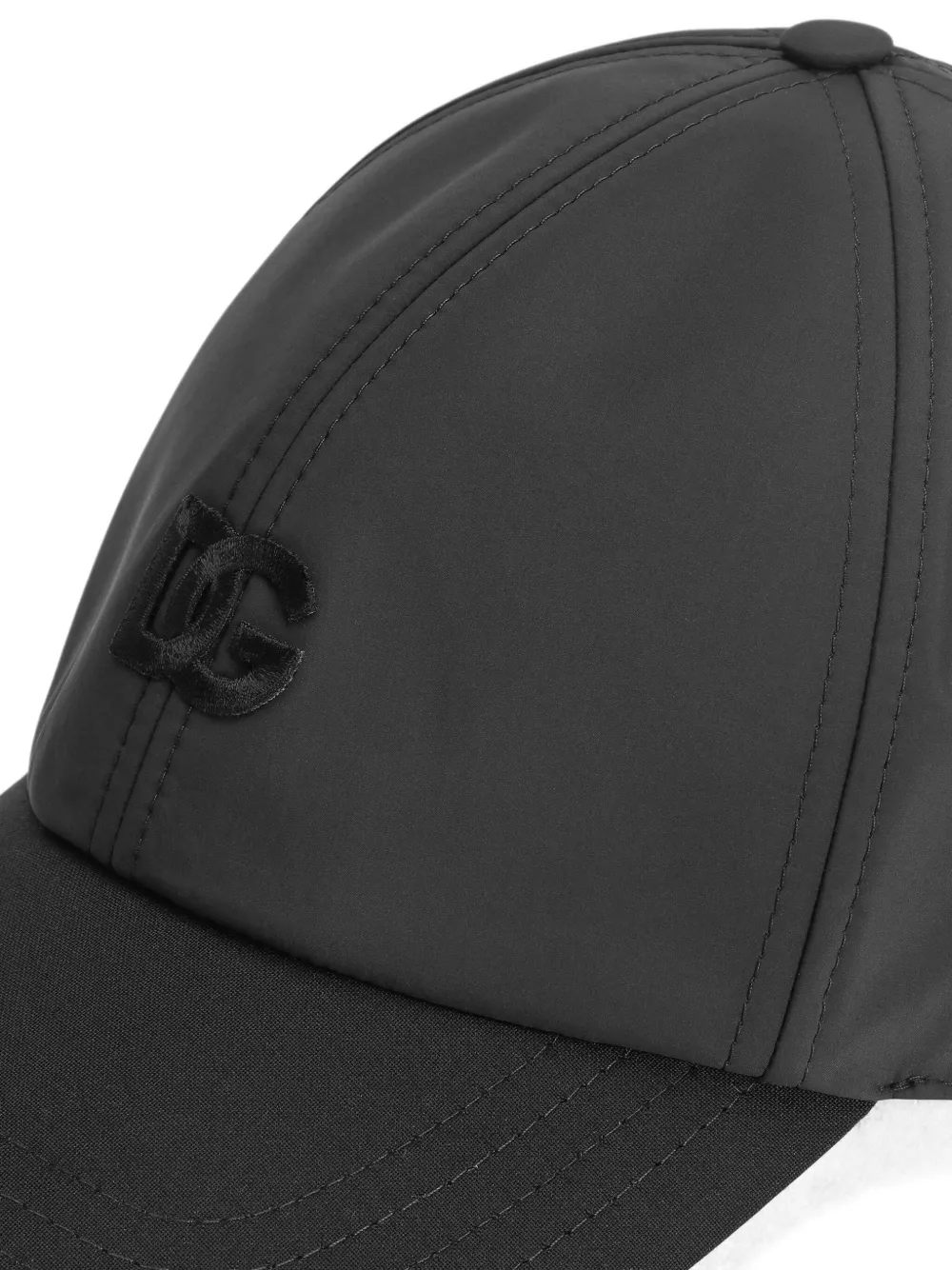 Dolce & Gabbana Honkbalpet met geborduurd logo Zwart
