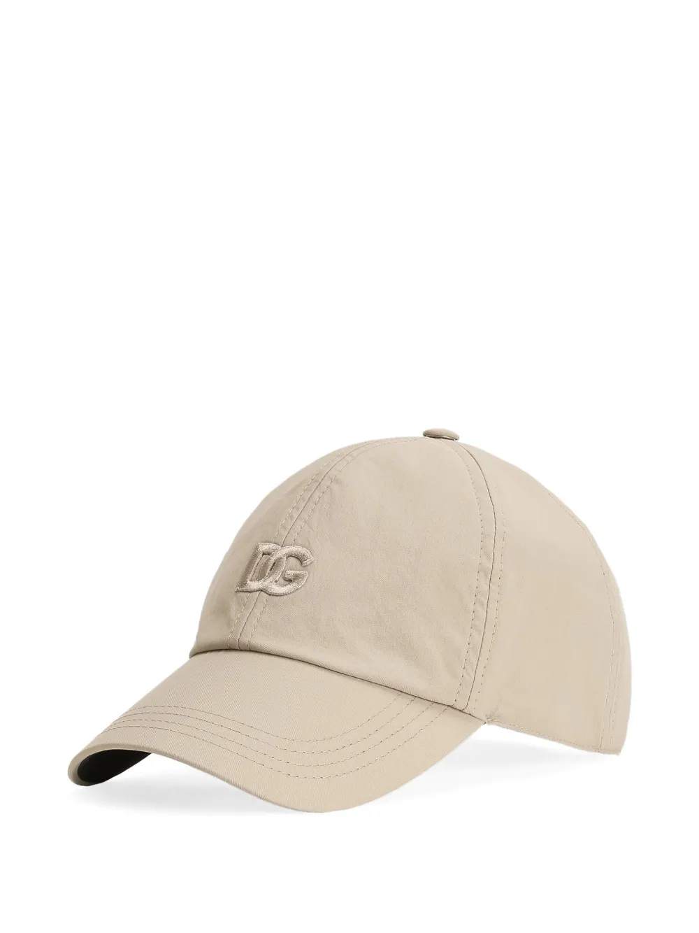 Dolce & Gabbana Honkbalpet met geborduurd logo Beige