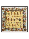 Dolce & Gabbana shell-print silk scarf - Yellow