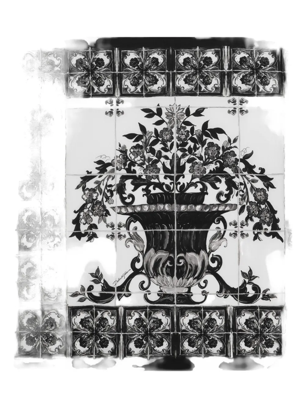 Dolce & Gabbana Foulard in seta - Bianco