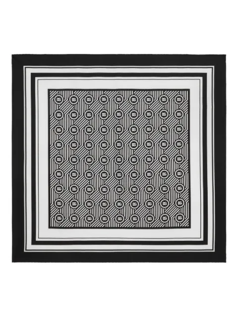 Dolce & Gabbana logo-pattern silk scarf