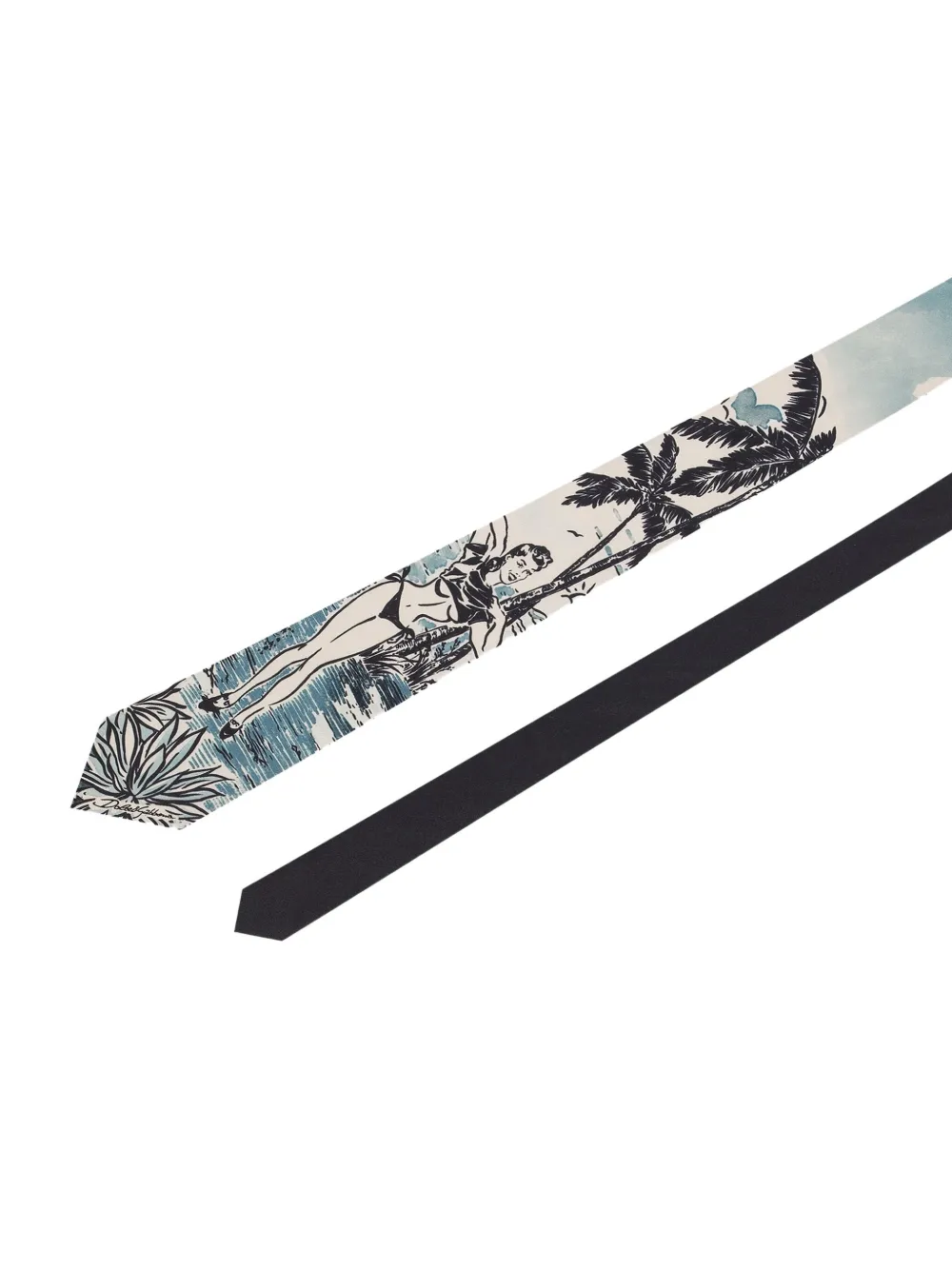 Dolce & Gabbana Stropdas met print Blauw