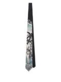 Dolce & Gabbana illustration-print tie - Blue