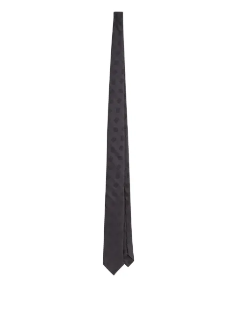 Dolce & Gabbana corbata con monograma en jacquard