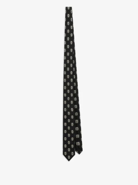 Dolce & Gabbana Jacquard tie with heraldic shields