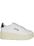 Autry logo-print platform sneakers - White