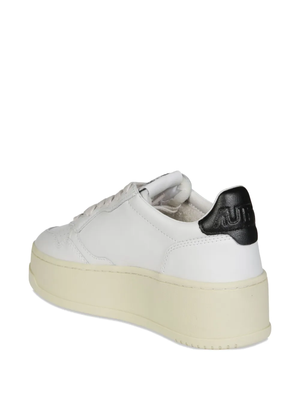Autry logo-print platform sneakers White