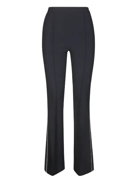 Elisabetta Franchi pantalones acampanados con costuras en contraste